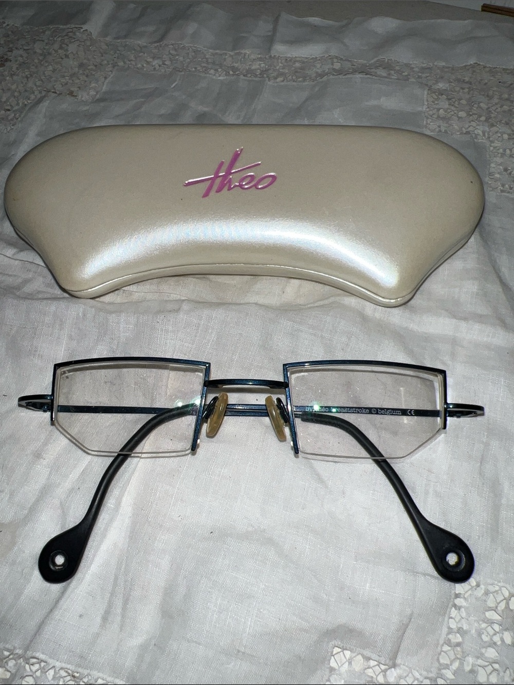 Theo crawl breaststroke blue eyeglass frames